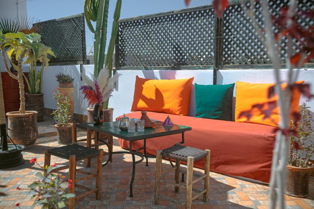Posezení v ubytování Riad Darino Marrakech Heritage