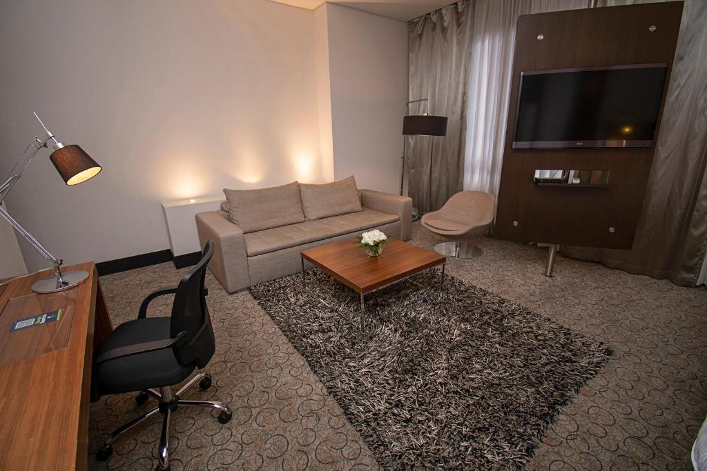Posezení v ubytování DoubleTree by Hilton Bogota Parque 93