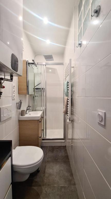 Ein Badezimmer in der Unterkunft Charmant Appartement moderne Paris 13e