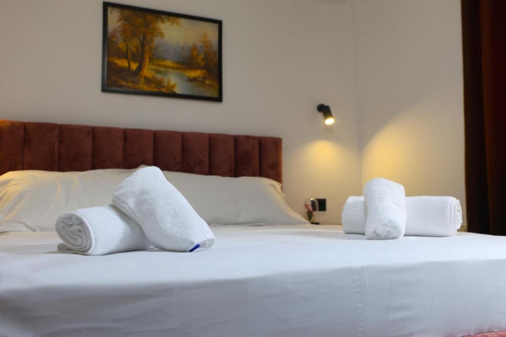 Postel nebo postele na pokoji v ubytování VILA ALIZEE Hotel