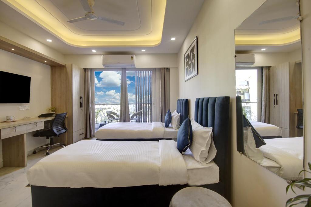 FlxHo Quad - Luxury Studio Apart Hotel DLF Cyber City - 标准公寓