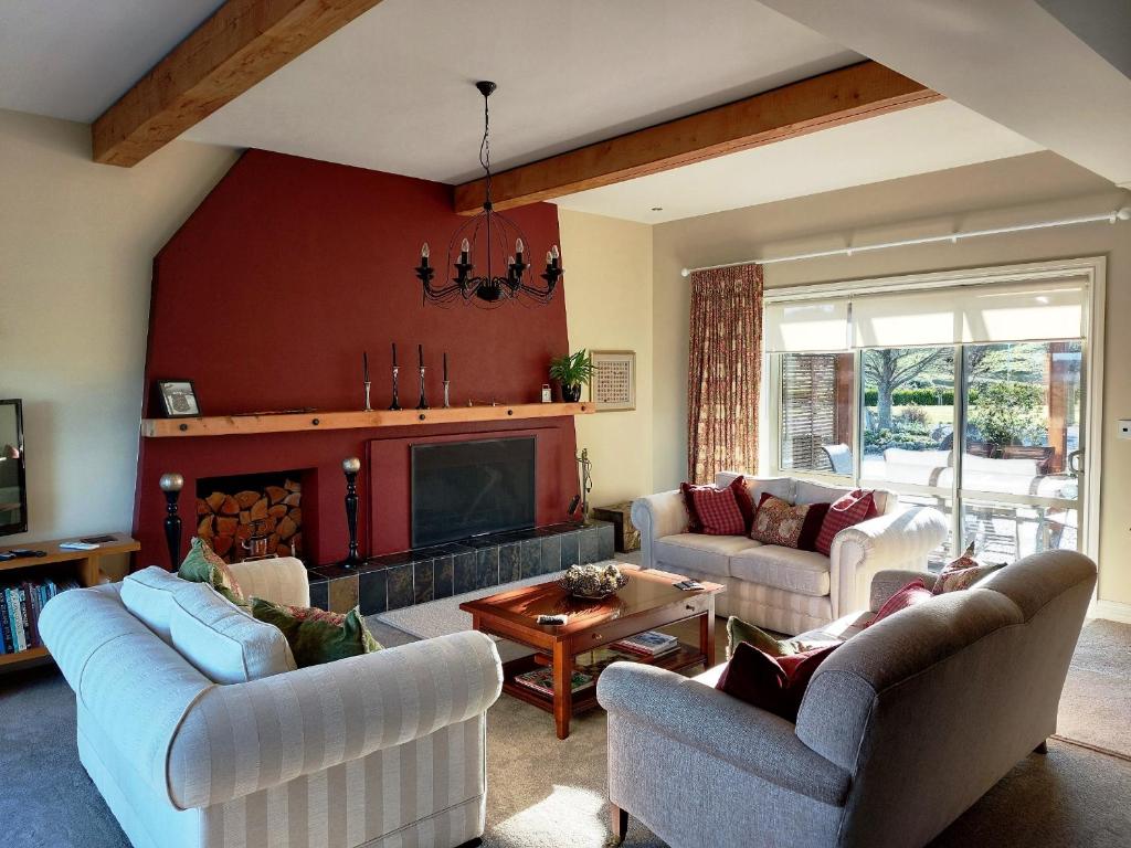 Posezení v ubytování Country Lodge Kinloch