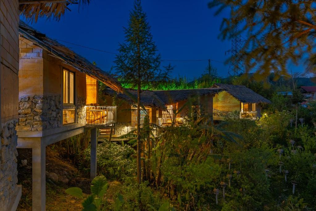Zahrada ubytování Sapaxa Spring Garden Ecolodge