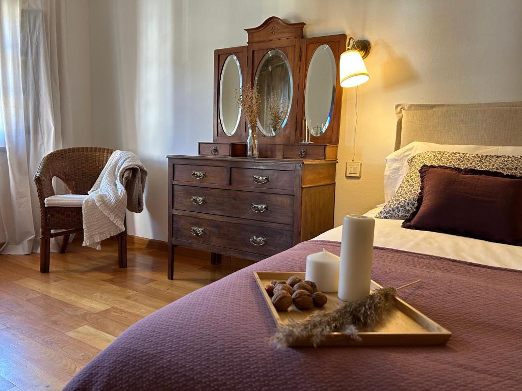 Postel nebo postele na pokoji v ubytování Casa Arenas