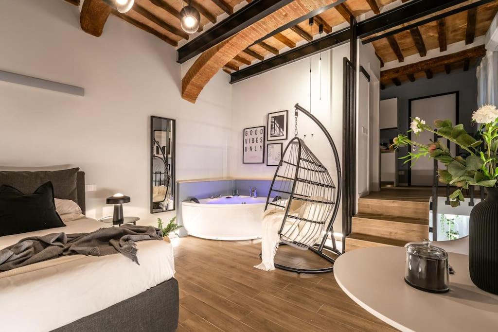 Posezení v ubytování City Life - Idromassaggio nel centro Storico