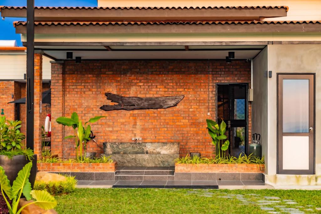Zahrada ubytování Sebayu Retreat Gopeng