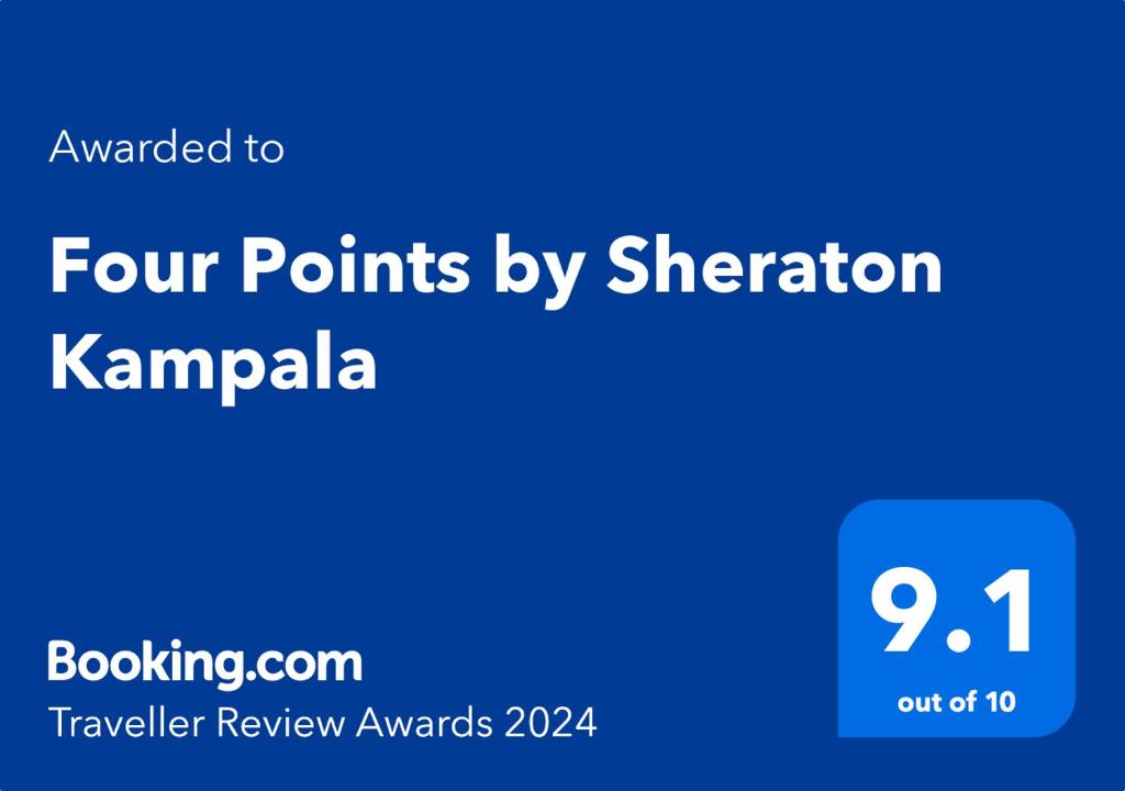 Certifikát, hodnocení, plakát nebo jiný dokument vystavený v ubytování Four Points by Sheraton Kampala