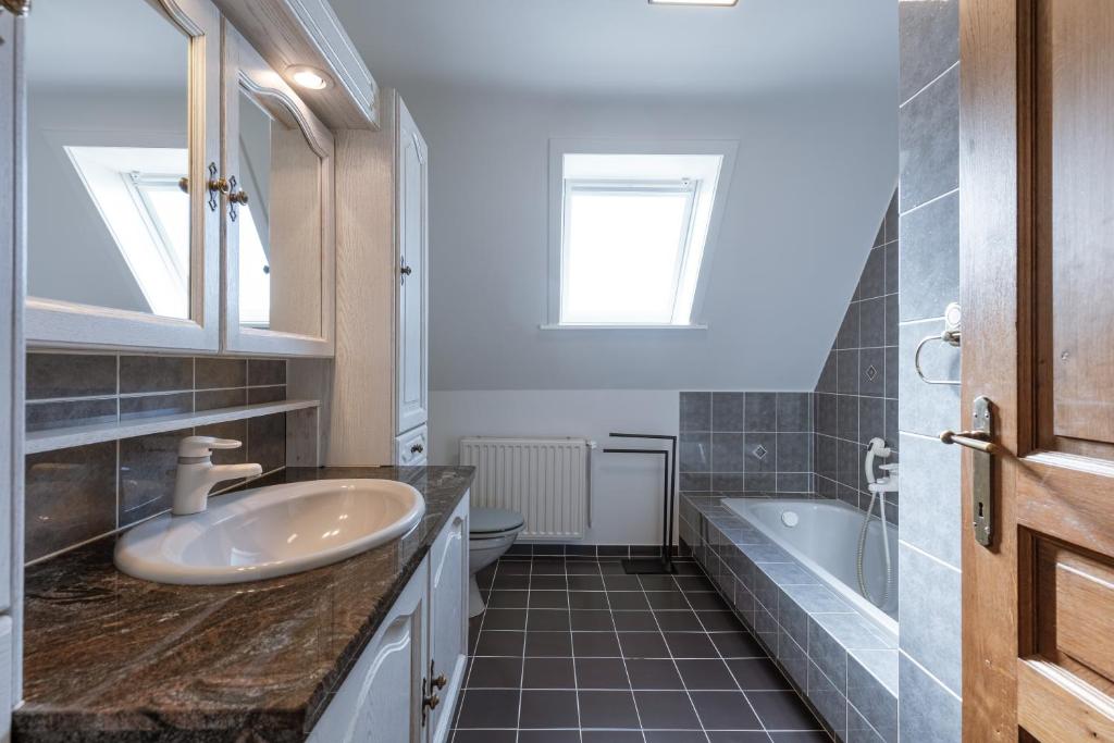 Koupelna v ubytování Villa Florentine