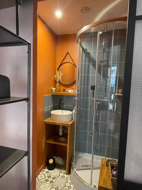 Koupelna v ubytování chambre d hôtes