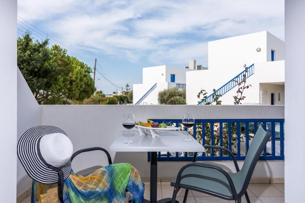 Balkón alebo terasa v ubytovaní Hotel Hara Ilios Village