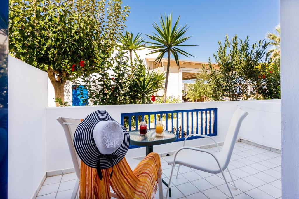 Balkón alebo terasa v ubytovaní Hotel Hara Ilios Village