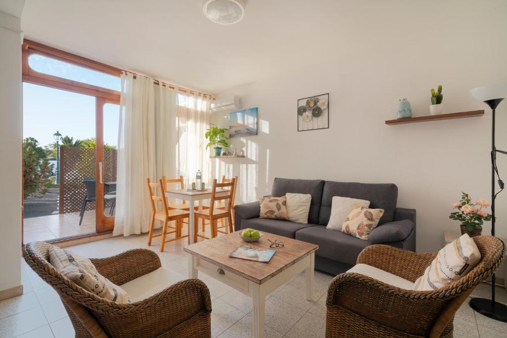 Część wypoczynkowa w obiekcie Lanzahost Casita El Molino