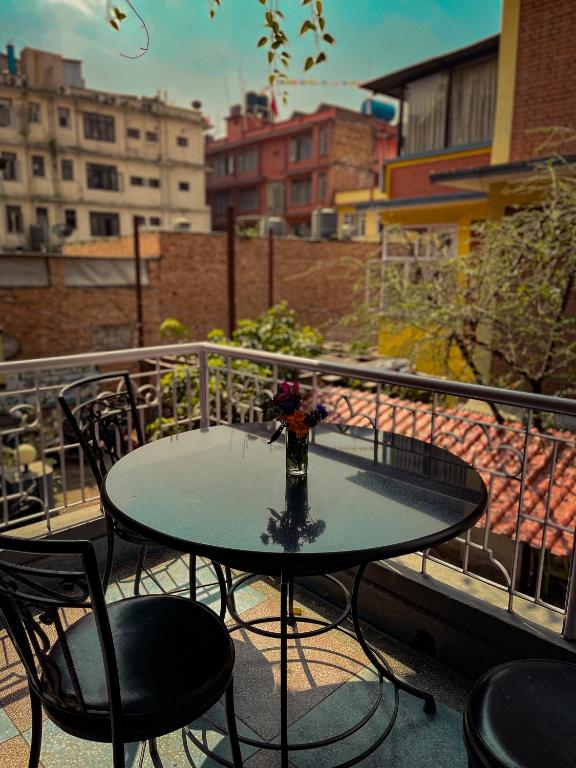 Un balcón o terraza de Hotel Atlantic