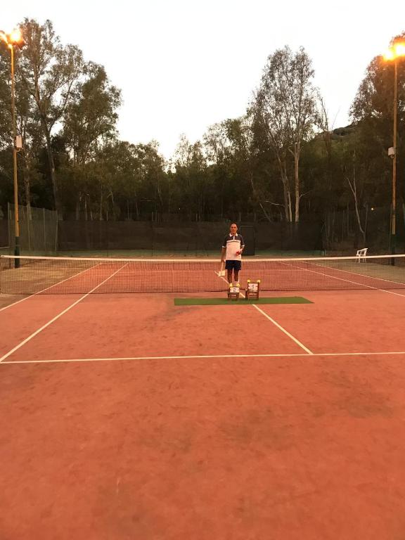 Tennis and/or squash facilities at VILLA VITTORIA with PRIVATE HEATED SWIMMING POOL COMPLETE WITH HIDROMASSAGE FOR EXCLUSIVE USE , SEA VIEW, 150 METERS FROM THE BEACH or nearby