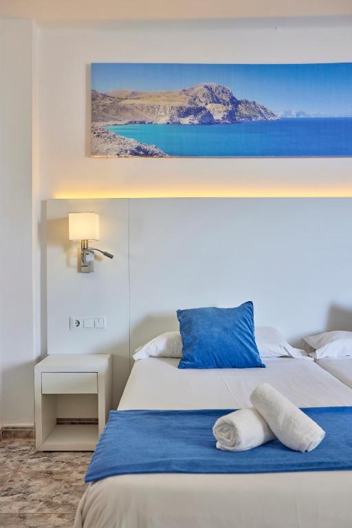 Postel nebo postele na pokoji v ubytování Hotel Ilusion Calma & Spa