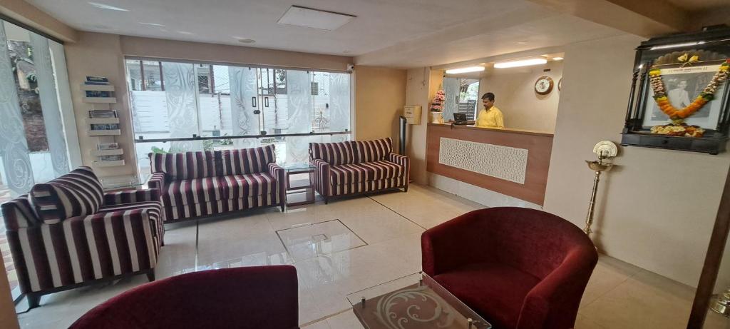 Posezení v ubytování Hotel Swaroop