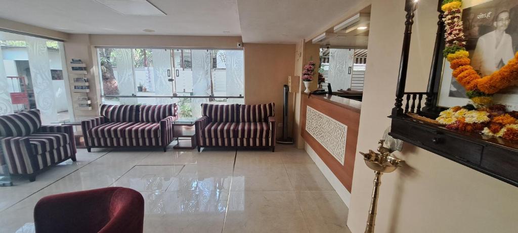 Posezení v ubytování Hotel Swaroop