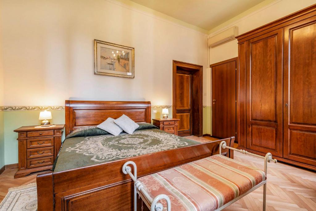Postel nebo postele na pokoji v ubytování Bed and Breakfast Casa delle Rose Lido Venezia