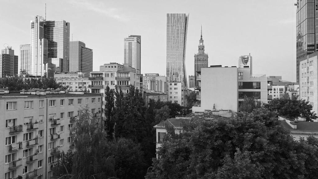 Výhľad na mesto Varšava alebo výhľad na mesto priamo z apartmánu