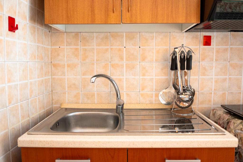 Kuchyň nebo kuchyňský kout v ubytování Casa Lucia - Siti storici e Saline Naturali - Pet Friendly