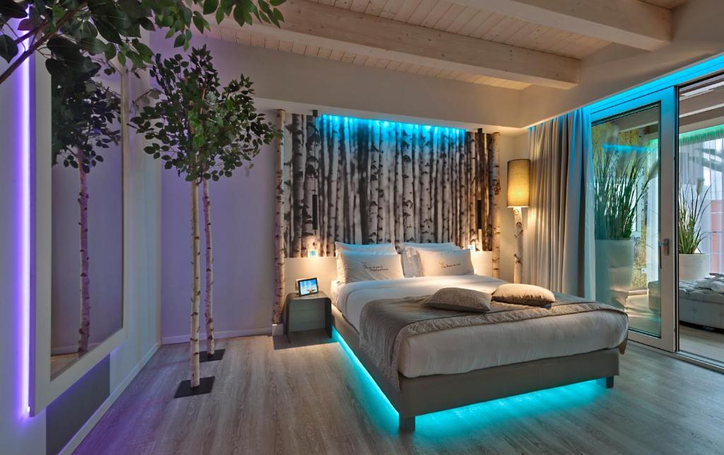 Postel nebo postele na pokoji v ubytování Hotel Locanda Al Piave ***S