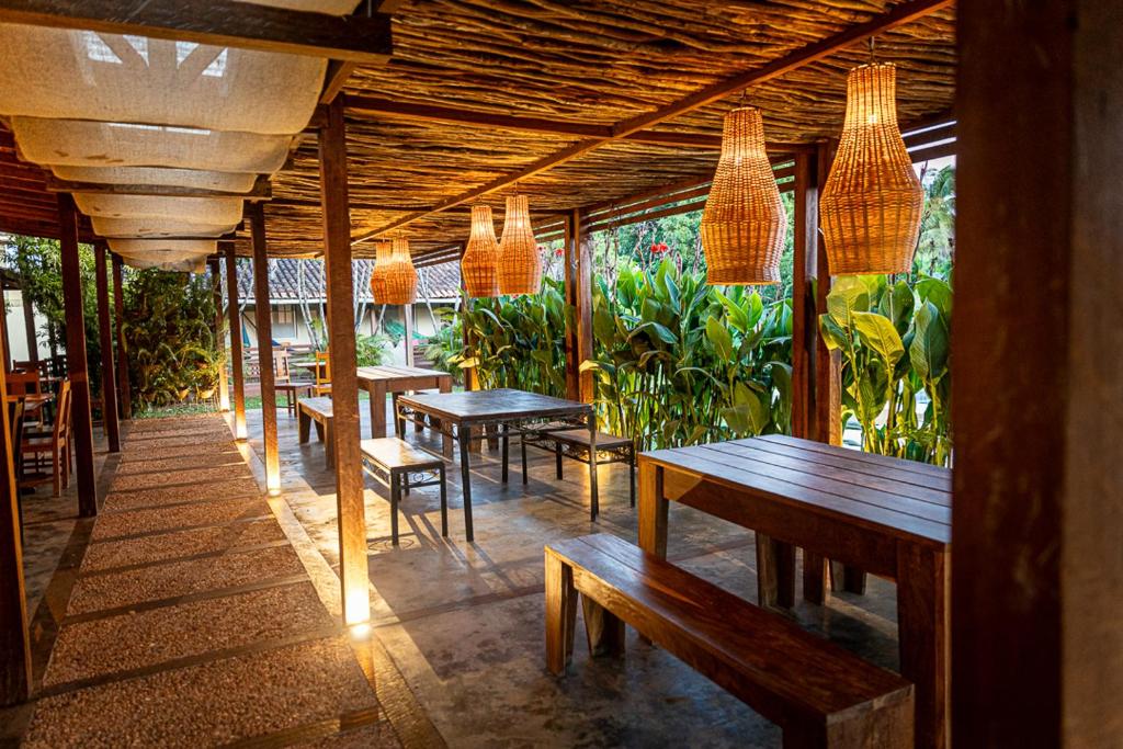 Restaurace v ubytování Pousada O Canto do Francês