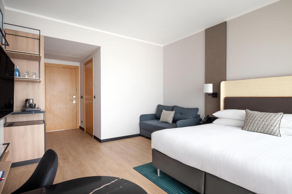 Postel nebo postele na pokoji v ubytování Sopot Marriott Resort & Spa