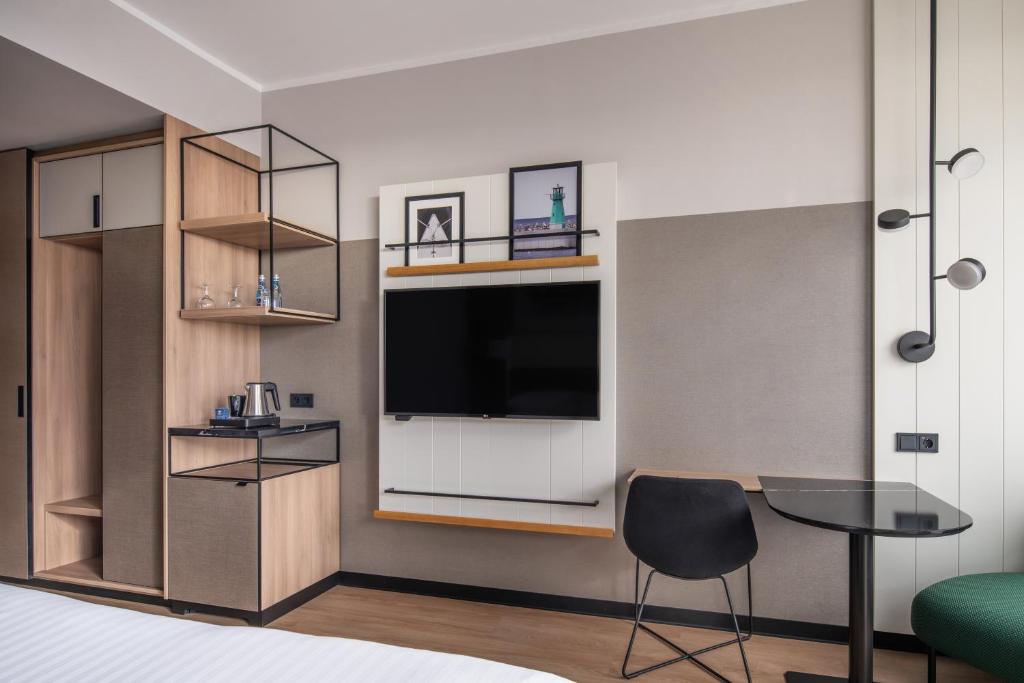TV a/nebo společenská místnost v ubytování Sopot Marriott Resort & Spa