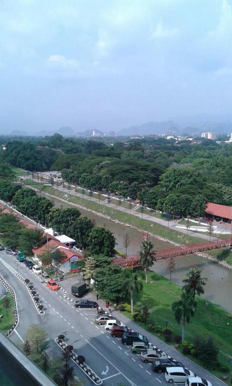 Letecký snímek ubytování Homestay @ Kinta Riverfront Ipoh
