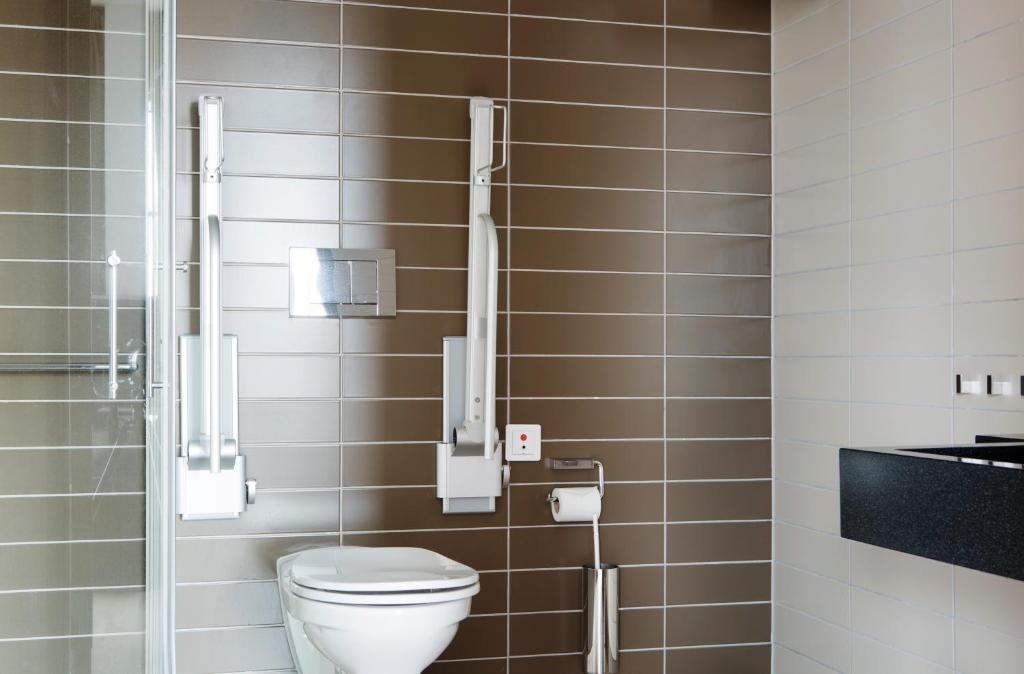 Koupelna v ubytování Comfort Hotel Winn