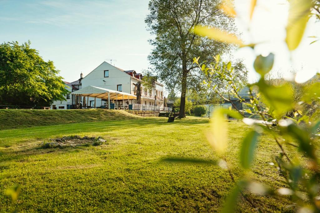 Zahrada ubytování Ubytování Ostende - penzion
