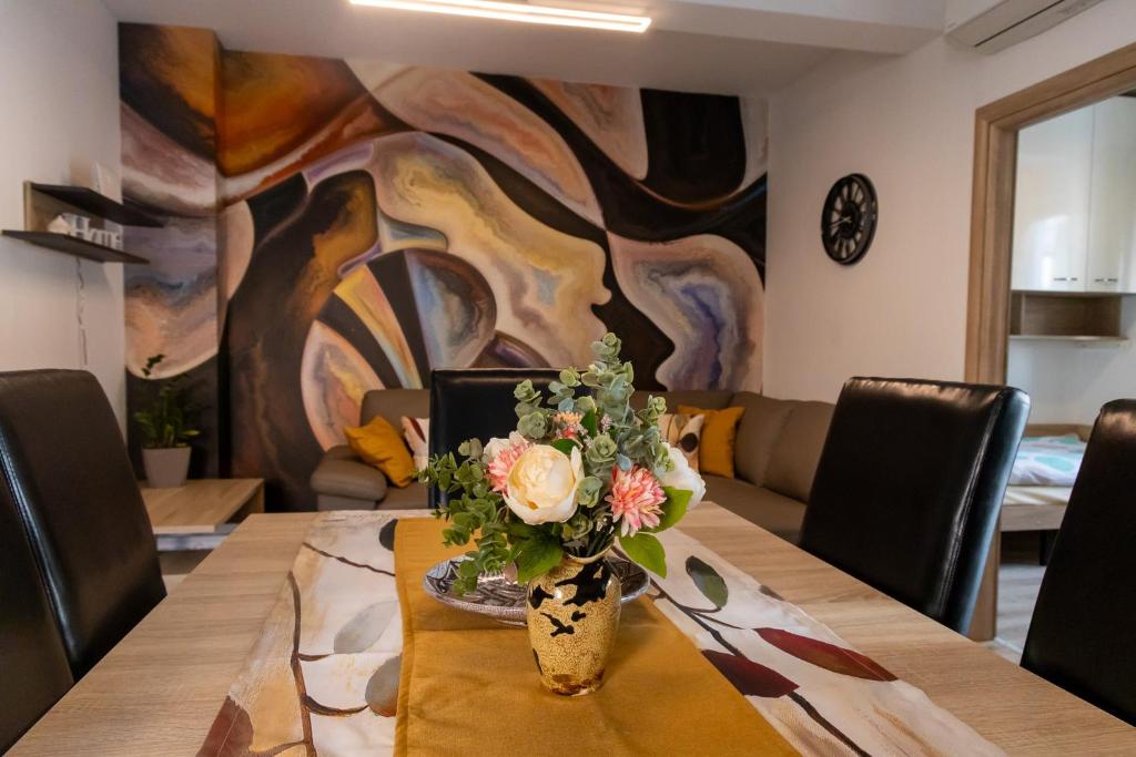 Χώρος καθιστικού στο Apartmani Pranjić