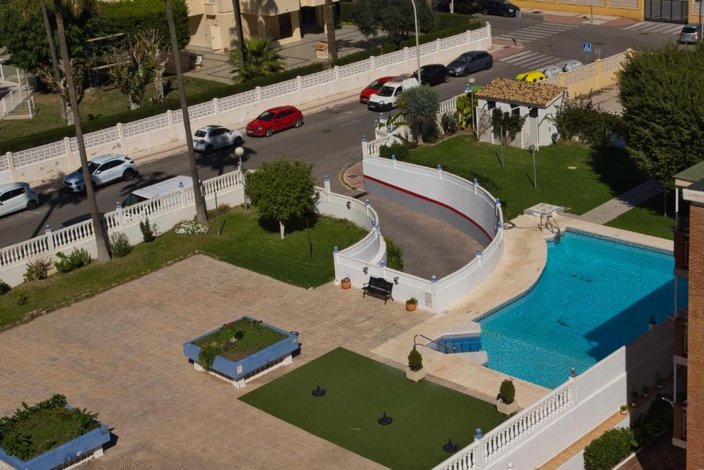 Bazén v ubytovaní Apartamento, Sol y Playas alebo v jeho blízkosti