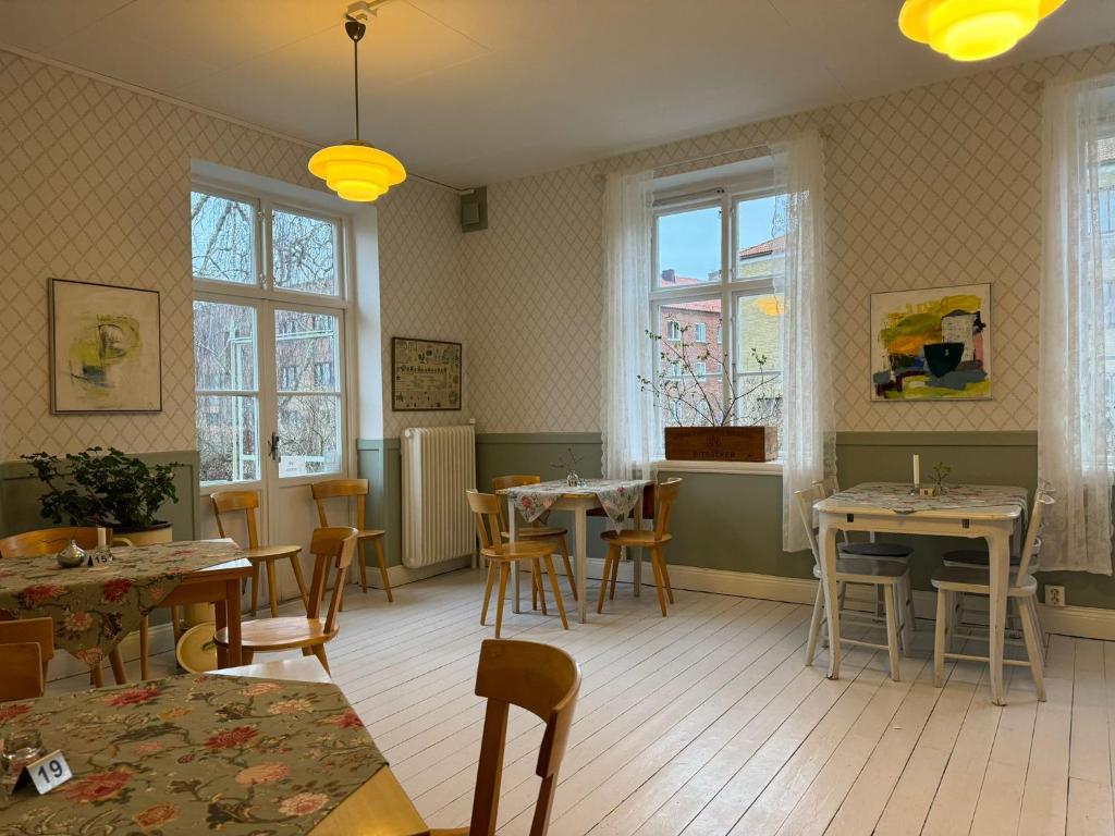Istumisnurk majutusasutuses STF Landskrona Hostel