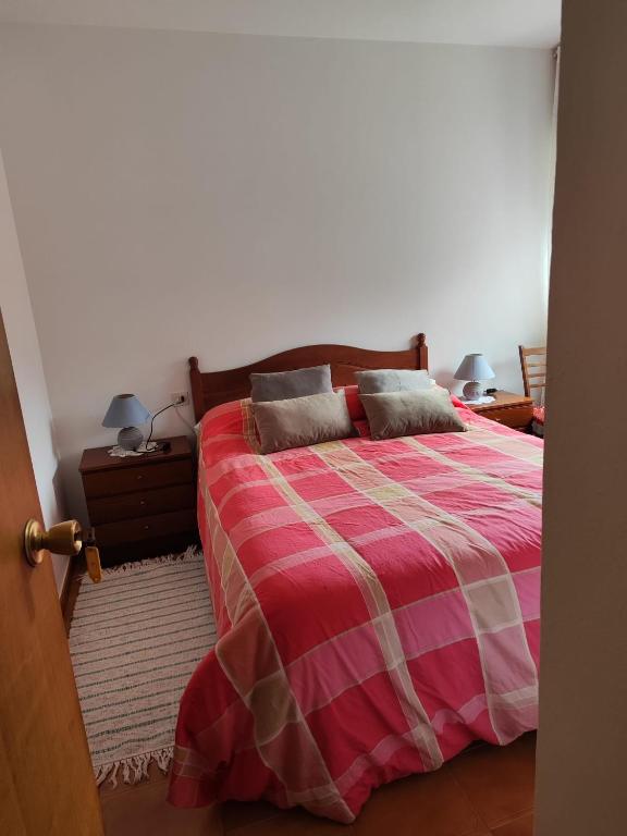 Postel nebo postele na pokoji v ubytování Casa da Fontiña