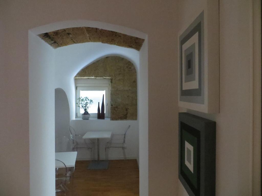 Posezení v ubytování B&B Museo Salinas