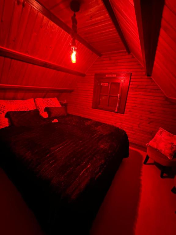Postel nebo postele na pokoji v ubytování Chalet de Béon