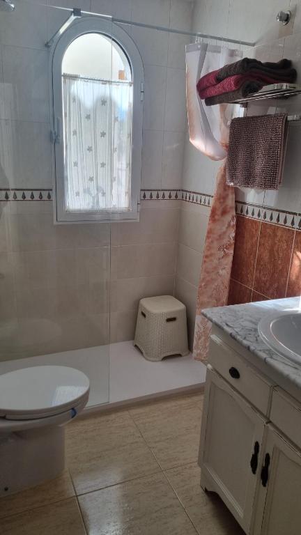 Kúpeľňa v ubytovaní Chez Vida Vera Playa nudista