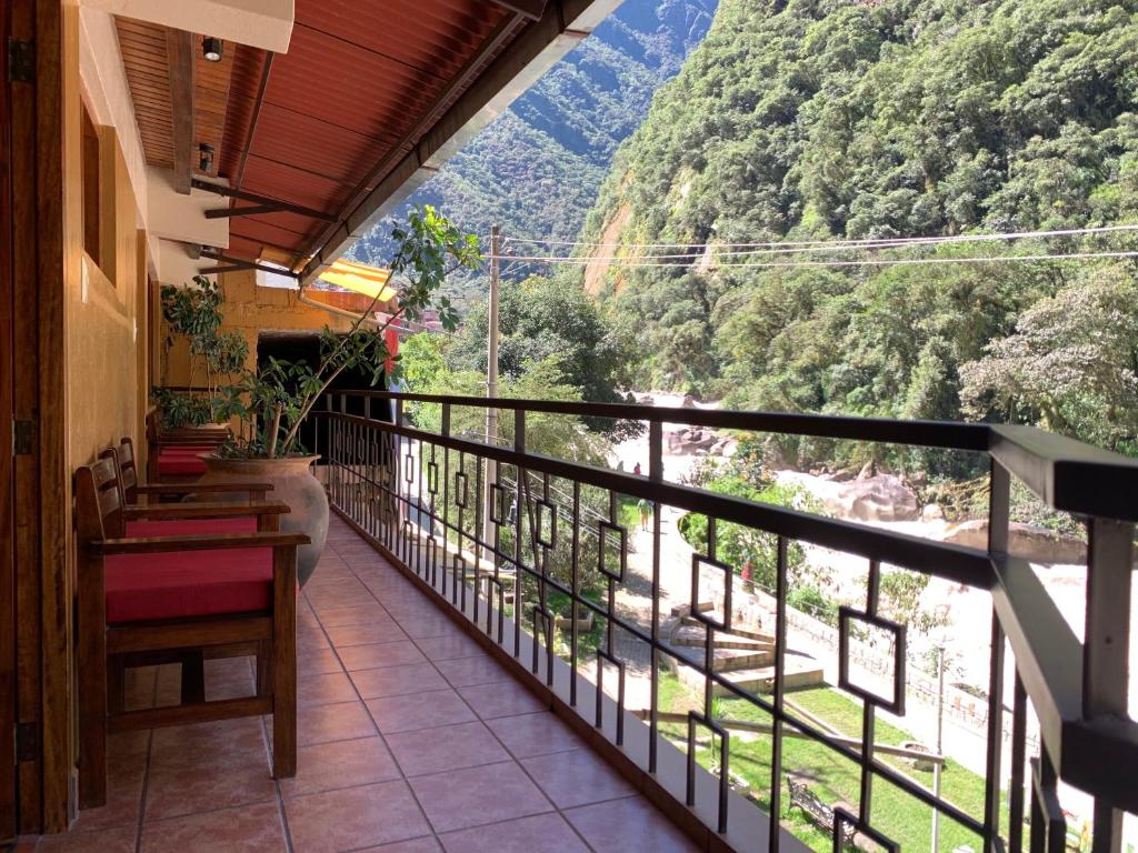Nespecifikovaný výhled na hory nebo výhled na hory při pohledu z bed and breakfast