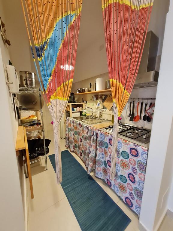 A kitchen or kitchenette at Cozy studio flat in Rome