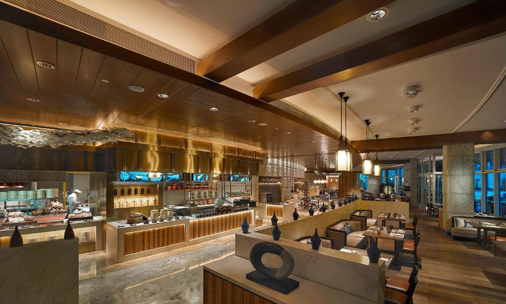 Restaurace v ubytování Shangri-La Qinhuangdao