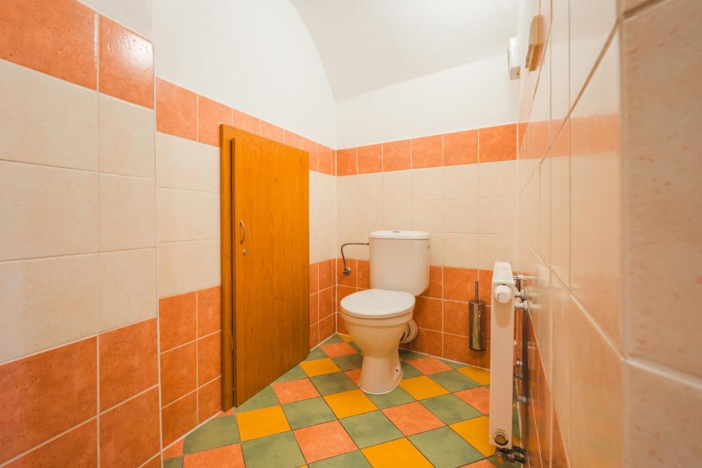 Koupelna v ubytování Pension Labyrint