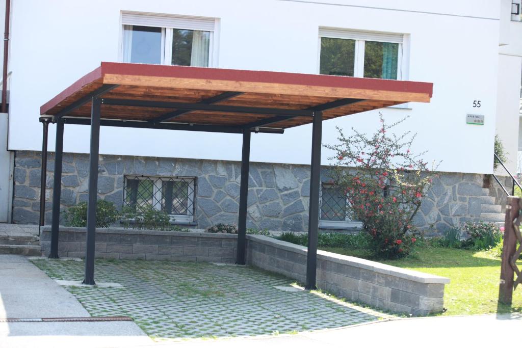 Budova, kde se apartmán nachází