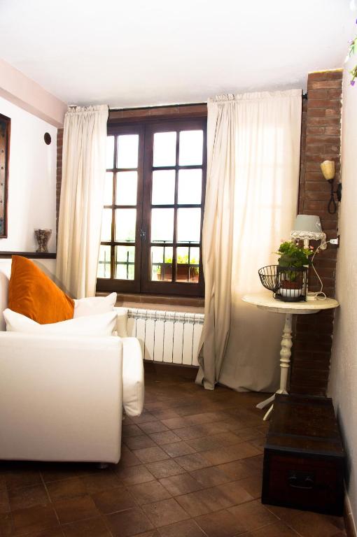 Posezení v ubytování B&B Borgo Cortese