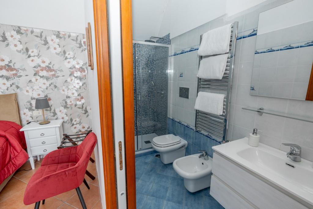 Koupelna v ubytování Ferriere Apartment