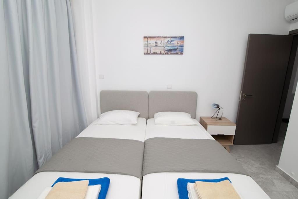 Postel nebo postele na pokoji v ubytování Diamond villas