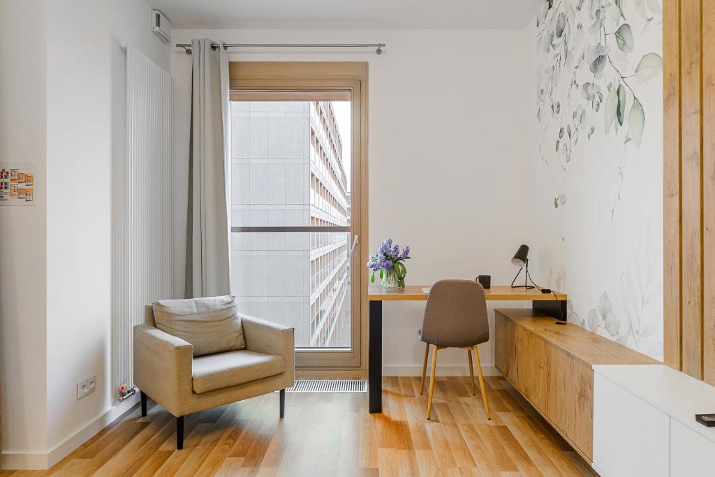 Posedenie v ubytovaní 19 Dzielnica Kolejowa P&O Serviced Apartments