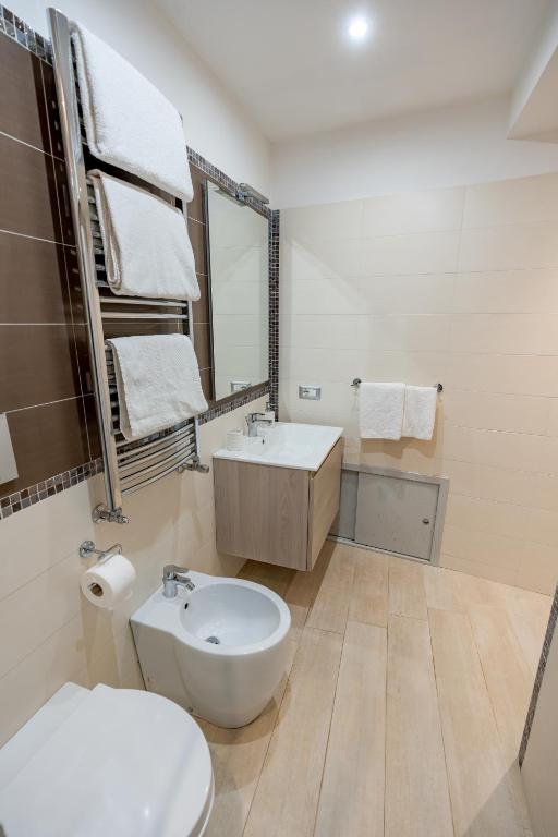 Koupelna v ubytování Il Paradiso sul Mare Apartment