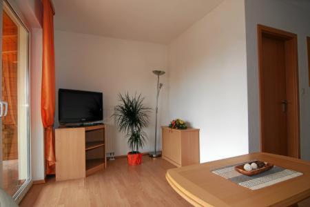 TV a/nebo společenská místnost v ubytování Land-gut-Hotel Seeblick