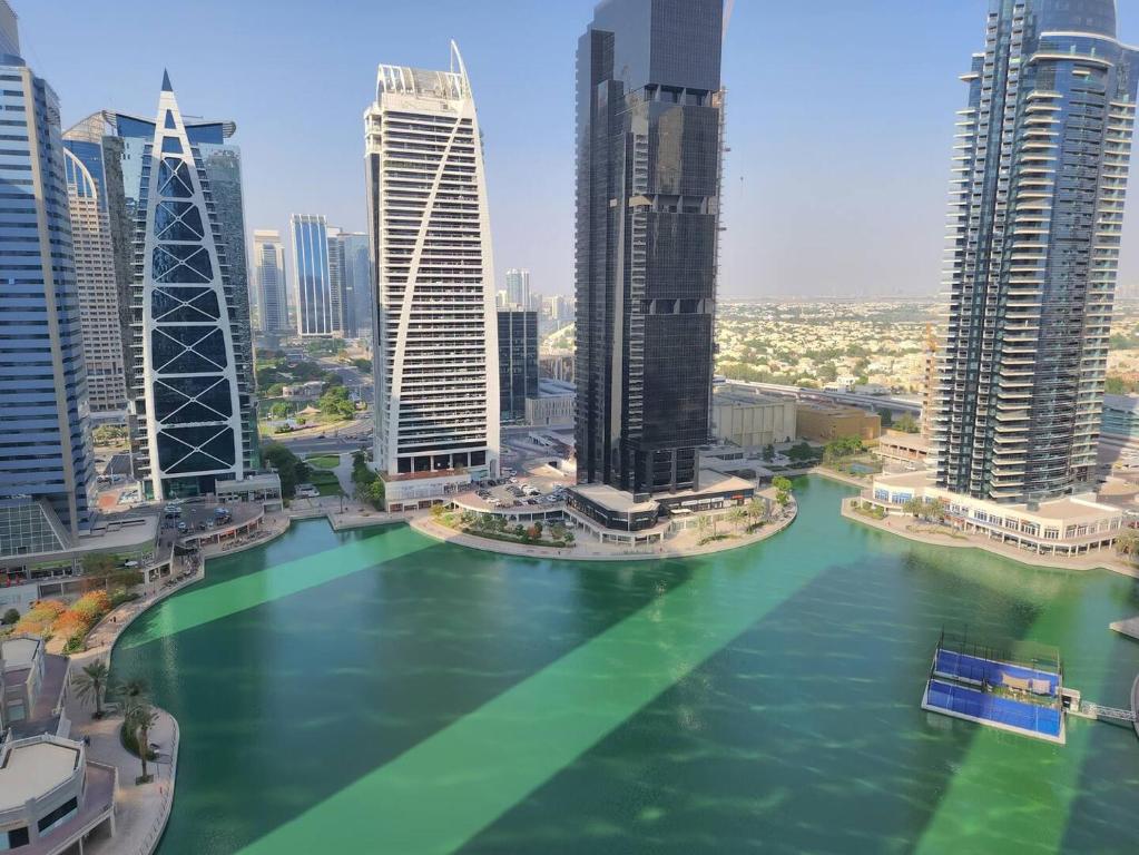 Blick auf einen Fluss in der Nähe der Ferienwohnung